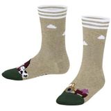 FALKE - Farm Life - Gedessineerd Katoen Sokken - Beige - Kinderen