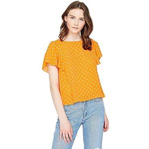 Koton dames vleugelmouwen t-shirt, oranje (oranje 19e), 40