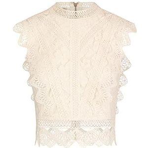 ApartFashion Dames kanten top, crème, normaal, crème, 40