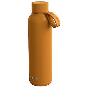 Quokka Amber Waterflessen van roestvrij staal, BPA-vrij, dubbelwandige thermosfles, houdt kou en warmte vast, voor kinderen en volwassenen