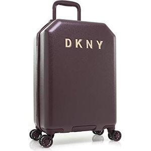 DKNY Bagage 21"" Rechtop met 8 Spinner Wielen, Abs+pc Case, Weekend Bag, Bordeaux, 21"" Carry On, Bagage 21"" Rechtop met 8 Spinner Wielen, Abs+pc Case, Weekend Bag