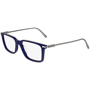 Salvatore Ferragamo Unisex SF2977 zonnebril, 432 transparant blauw, 53, 432 Transparant Blauw, 53