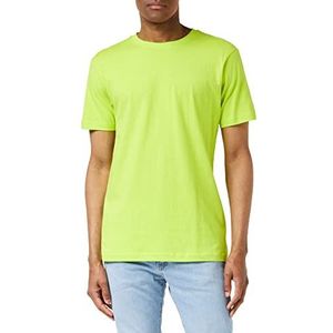 Build Your Brand Heren T-shirt Korte Mouw Heren T-shirt Langer gesneden in vele kleurvarianten XS - 5XL, Frozen Geel, XL