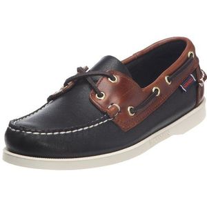 Sebago Spinnaker, mannen boot schoenen, Multicolor (zwart/bruin), 6 UK, Zwart bruin, 39.5 EU