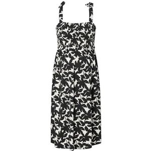 Noppies Maternity Nia Dress Mouwloze Allover Print, Black Big Flower - N230, M