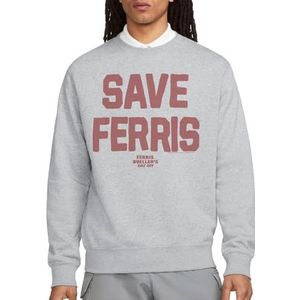 Ferris Bueller The Save Ferris Unisex Crew Sweatshirt, Athletic Heather, XX-Large, Atletische Heather, XXL