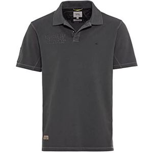 camel active Heren 409960/1P28 T-shirt, Shadow Grey, S, grijs (shadow grey), S