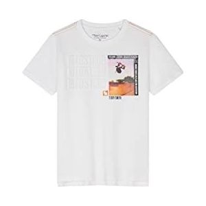 Teddy Smith T- Ambre MC Jr T-shirt voor jongens, Wit, 16 Jaren
