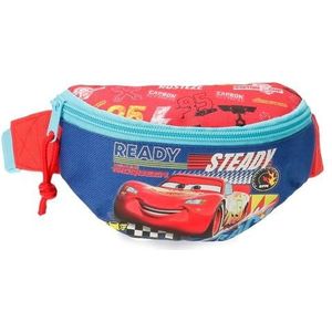 Joumma Disney Cars Lets Race riemtas, rood, 27 x 11 x 6,5 cm, polyester, L, Rood, Heuptas