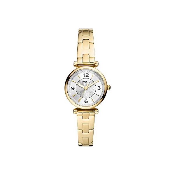 Sieraden Horloges Horloges met metalen riempje Fossil Horloge met metalen riempje goud-zilver casual uitstraling 