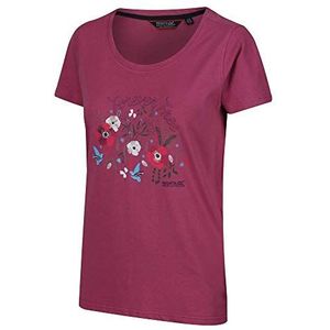 Regatta Vrouwen Filandra Iv' Coolweave Katoen Grafische Print T-shirt met korte mouwen/Polos/Vesten