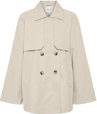 Y.A.S - VENICE - Trenchcoat - Katoen - Getailleerd Model - Platte Kraag