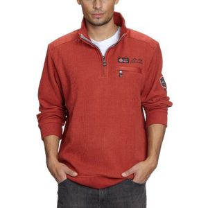 LERROS Heren Sweatshirt 22O4474, Rood (Brick Red 372), 54 NL