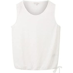 TOM TAILOR Damestop met patroon, 10315 - Whisper White, XXS