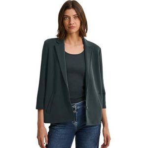 CECIL Silk-touch blazer, Slate Kaki, XL