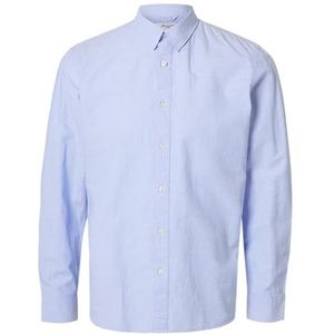 SELECTED HOMME Herenhemd met lange mouwen, Cashmere Blue 1, S