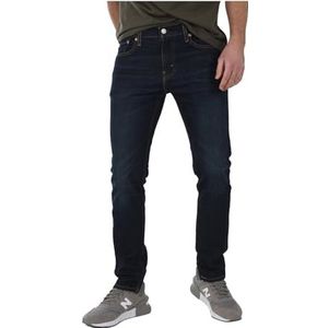 Levi's - 512™ Slim Taper - Skinny Broek - Blauw - Katoen Denim