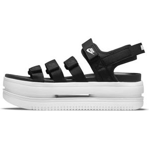 Nike W Icon Classic Sandal, damessneakers, Zwart Wit, 38 EU
