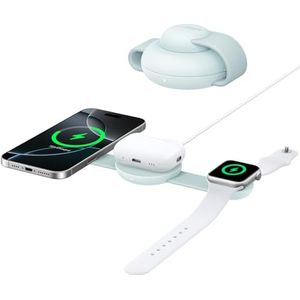 Anker - MagGo - Draadloos Laadstation - Zwart - Opvouwbaar - 15 W