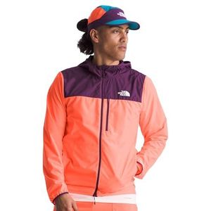 THE NORTH FACE Higher Run Wind Regenjas Vivid Flame/Black Currant Purple S