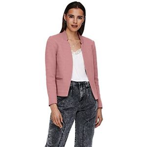 ONLY Dames ONLADDY-Linea L/S korte blazer CC TLR, Withered Rose/Detail:Melange, XL EU, Verdorde roos/Detail:melange, XL