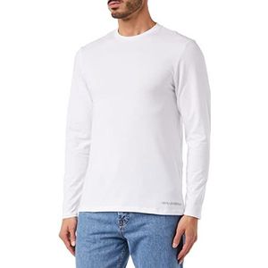 KARL LAGERFELD Heren Onderhemd met lange mouwen, Wit, XL