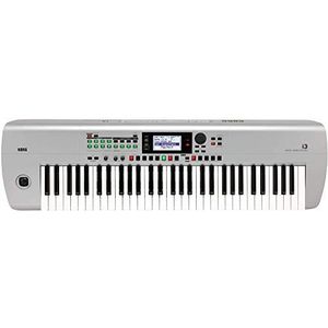 KORG i3 Music Workstation Synthesizer, zilver, incl. softwarepakket, voor het maken van muziekproducties