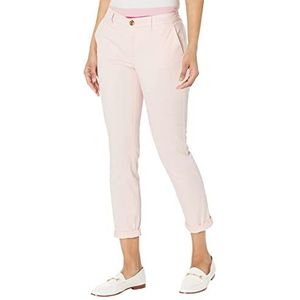 Tommy Hilfiger Hampton Chino Pant-Solid onderbroek voor dames, Ballerina Pink, 42