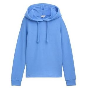 TOM TAILOR Denim Sweatshirt voor dames, 18712 - Sicilian Blauw, L