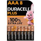 Duracell Alkaline Plus AAA Batterijen - 8 stuks