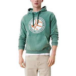 Q/S designed by Sweatshirt voor heren, dennengroen, XS