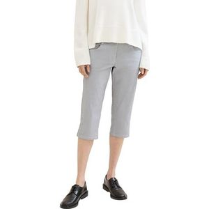 TOM TAILOR Tapered Relaxed Broek voor dames, 35456 - Delicate Navy White Streep, 36