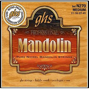 GHS MANDOLIN - snarenset van puur nikkel - N270 - medium