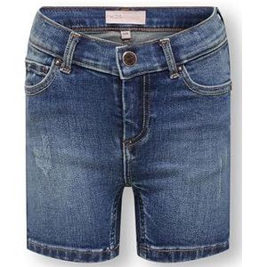 ONLY Jeansshorts voor meisjes, blauw (medium blue denim), 146