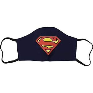 Superman AcsuPMSMS001_A masker, marineblauw, volwassenen, uniseks