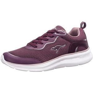 KangaROOS Dames Kj-Swing Sneakers, dark berry grape, 36 EU