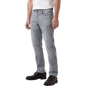 Pierre Cardin Heren Lyon Tapered Jeans, Silver Used, 34W / 36L, zilver gebruikt, 34W x 36L