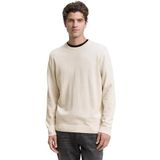 Tom Tailor - Regular Fit - Gebreide Pullover - Mêlee - Zuiver Katoen