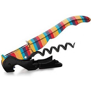 PULLTAP'S GENUINE Tweetakt kurkentrekker voor professioneel gebruik Slider 900, Color Stripes (""Raya Color"", Rayados Collection), gepatenteerd en vervaardigd in Spanje