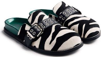 Gioseppo - Beulah - Klompen - Pelsachtig - Dierenprint