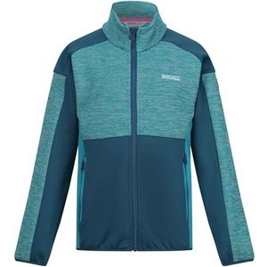 Regatta Highton III Fleecejack met halve rits voor meisjes, Tahoe Blauw/Marokkaans Blauw, 13 jaar