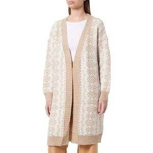 SIDONA Dames cardigan 15425015-SI01, beige crème, XL/XXL, beige-crème, XL/XXL