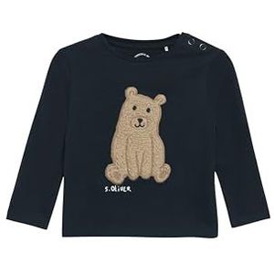 s.Oliver Junior Jongensshirt met lange mouwen en teddyapplicatie, 5952, 62