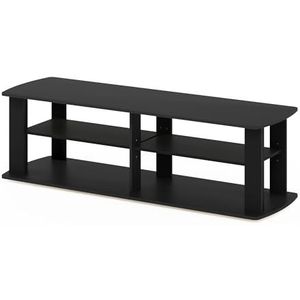 Furinno THE Entertainment Center TV Stand modern Short 43.3""(W) x13.4""(H) x13.1""(D) zwart