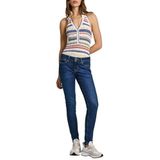 Pepe Jeans - Lw Pl204583 - Skinny Jeans - Blauw - Taille 24 - Lengte 30