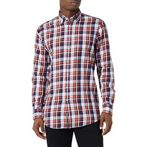 Seidensticker Heren 156262 Hemd, Oranje, 40