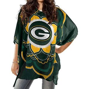 Littlearth NFL Green Bay Packers Caftan Flower, Team Color, 32"" x 42