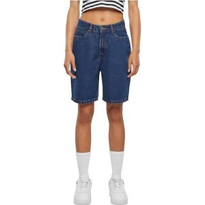 Urban Classics Dames Shorts Ladies 90's Bermuda Mid Indigo Washed 36, Mid Indigo Washed., 36