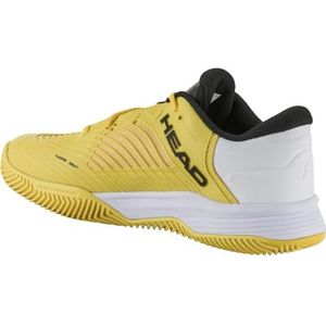 HEAD Revolt Pro 4.5 Clay Junior tennisschoenen voor kinderen, uniseks, banana zwart, 40 EU