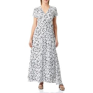 nolie Dames wikkeljurk 19222814-NO01, zwart wit, XS, wikkeljurk, XS